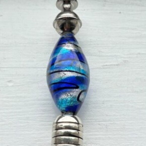 Murano Glass Tipped Spoon Of Venice Art Deco Collection Original Box - Picture 6 of 9